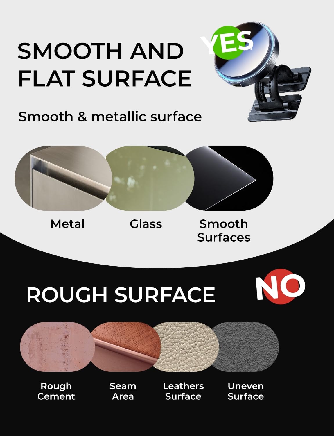 LISEN 15W MagSafe Wireless Car Mount Charger image 1