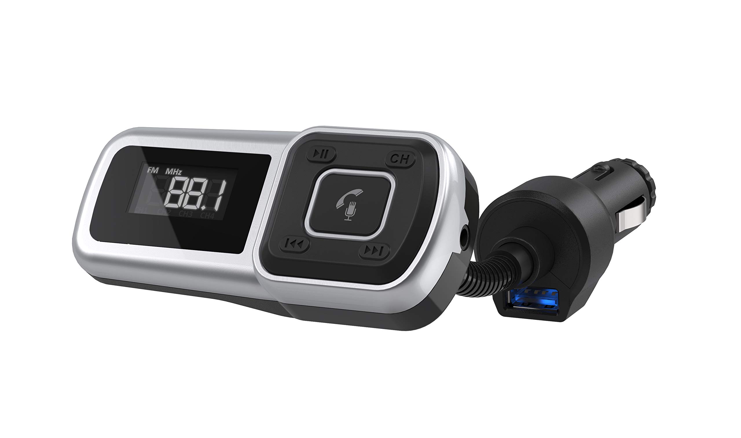 Scosche BTFM9 FM Bluetooth Transmitter Car with Dual USB Charging Ports thumbnail 4
