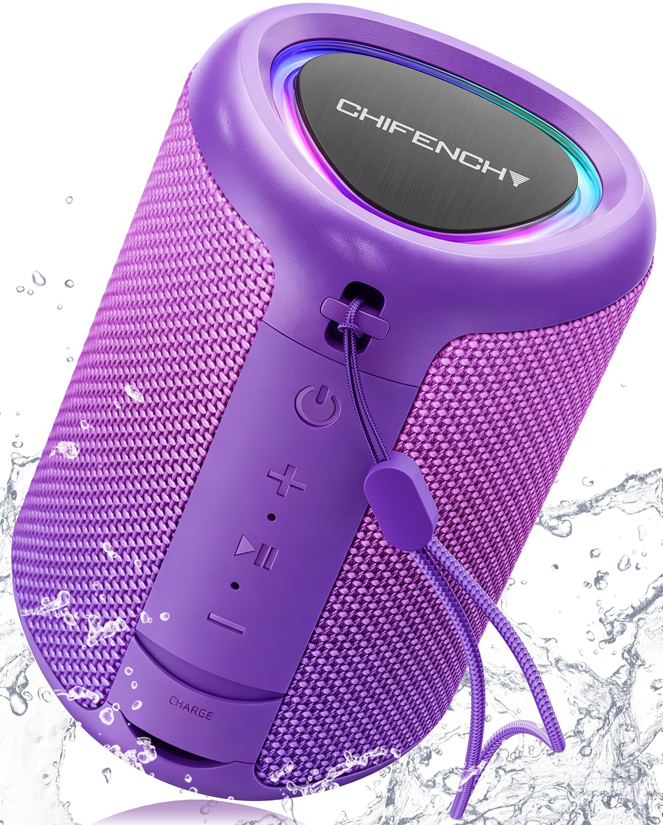 Portable Bluetooth Speaker Beach Essentials with IPX5 Waterproof and Dynamic Light thumbnail 2