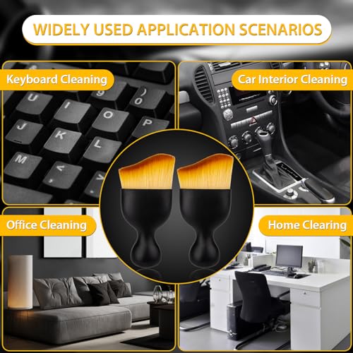 Amrules 2PCS Car Interior Detailing Brush Set thumbnail 3