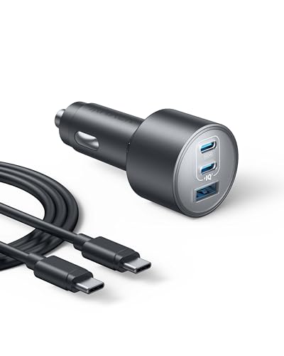Anker 167.5W 3-Port Ultra-Compact USB-C Fast Charging Car Charger thumbnail 4