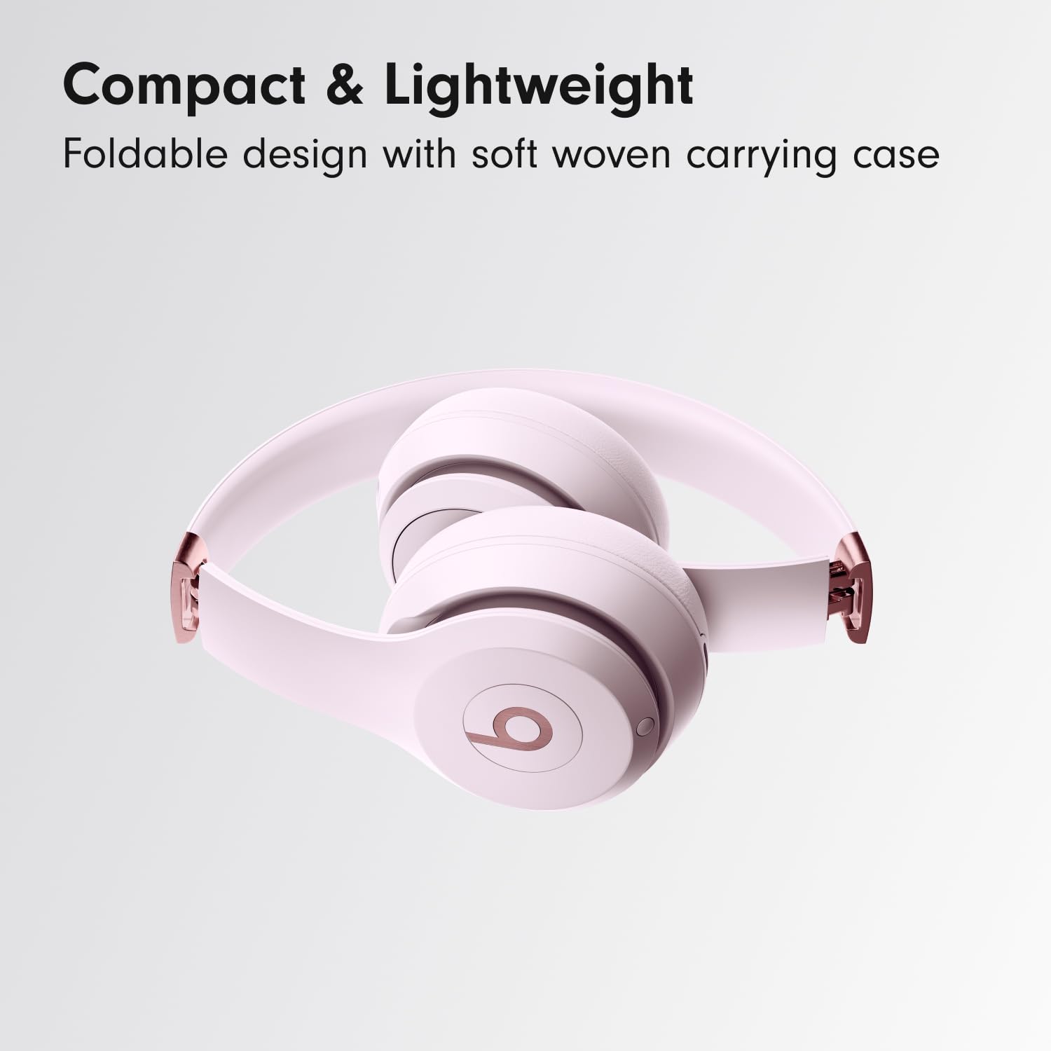 Beats Solo 4 Wireless On-Ear Bluetooth Headphones - Cloud Pink thumbnail 2
