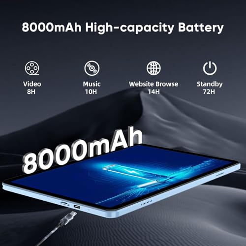 WXUNJA Android 16 Tablet - 11 Inch Octa-Core with 28GB RAM & 128GB Storage thumbnail 4