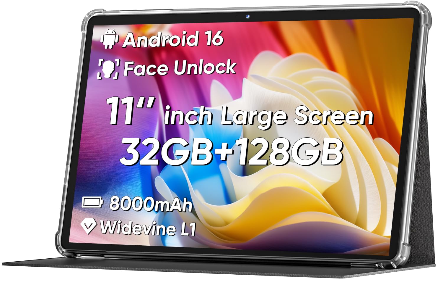 COLORROOM 2026 Android 16 Tablet - 11-inch, Octa-core, 128GB Storage, 8000mAh Battery thumbnail 3