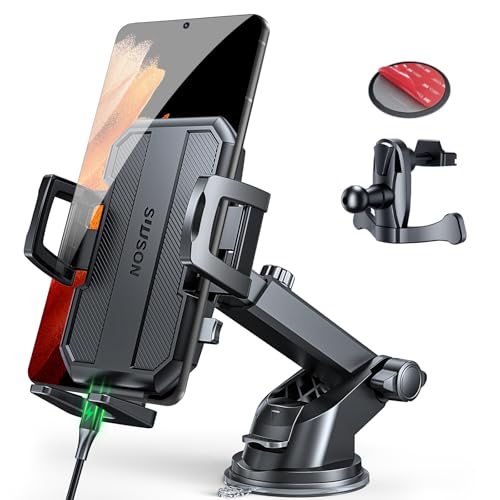 SUUSON Upgraded 3-in-1 Car Phone Holder Mount with Powerful Suction thumbnail 3