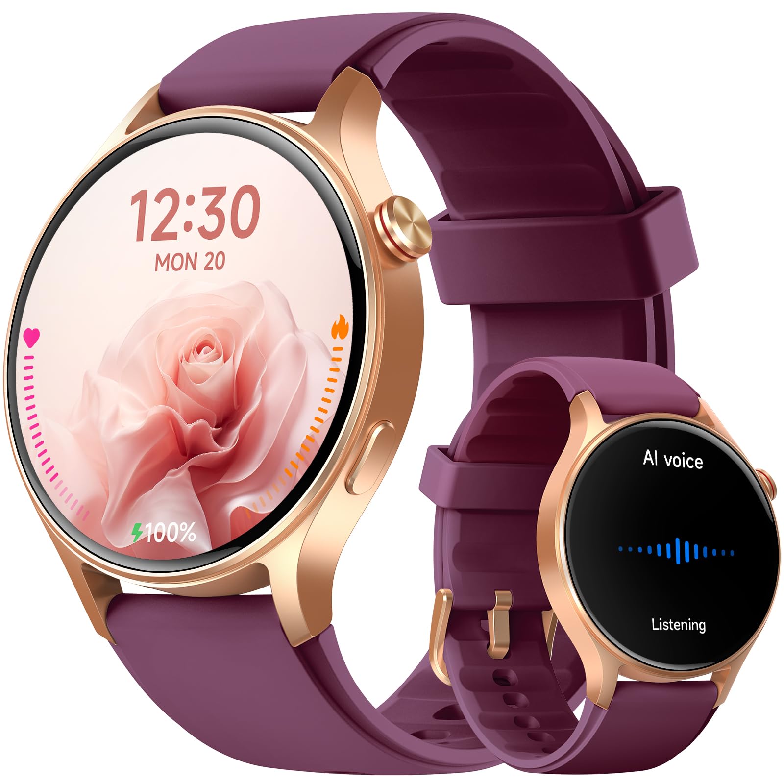 AEAC Smart Watch for Women with AMOLED Display and Advanced Health Tracking thumbnail 3