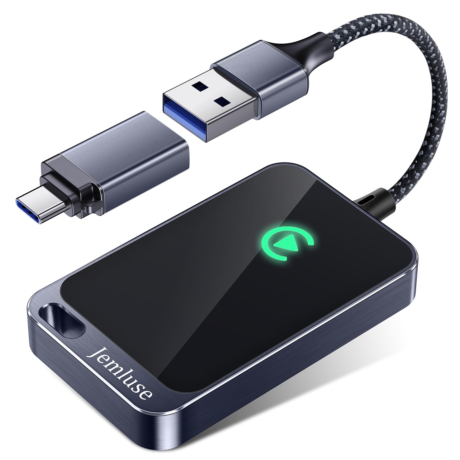 Jemluse Wireless CarPlay Adapter for Apple iPhone - Seamless Wireless Connection for Wired CarPlay Systems thumbnail 2