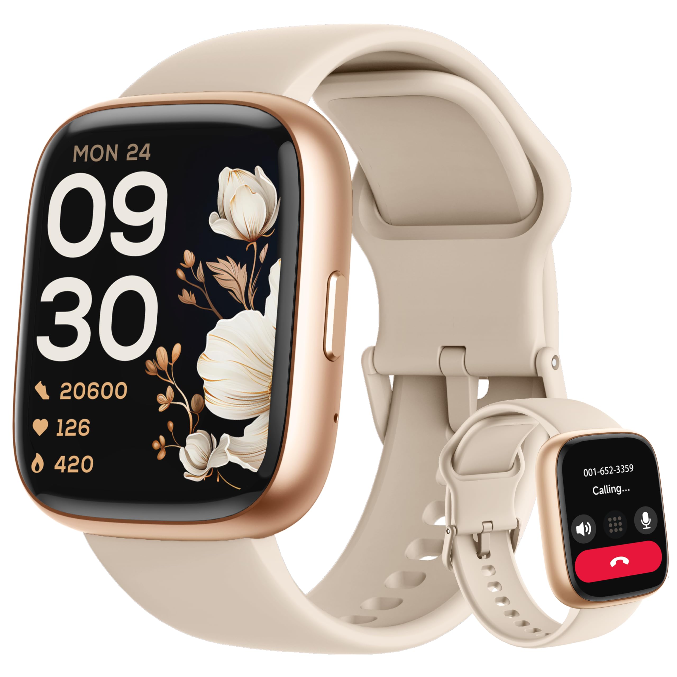 LODIMEKE Smart Watch with Alexa, 44mm, 1.83" HD Display, Health & Sports Tracking, IP68 Waterproof thumbnail 2