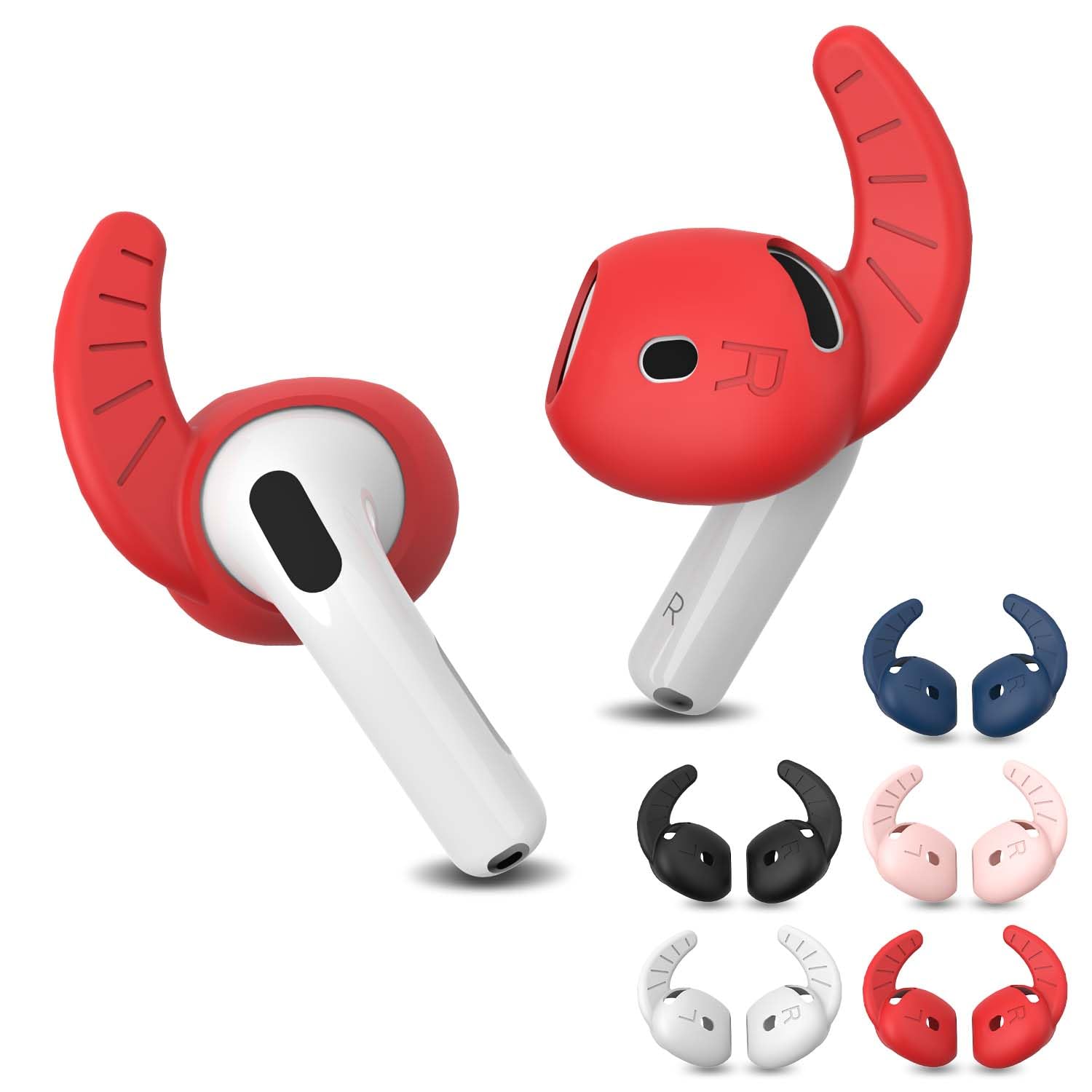 5 Pairs Silicone Ear Hooks Covers for AirPods 4 - Anti-Slip Sport Accessories thumbnail 4