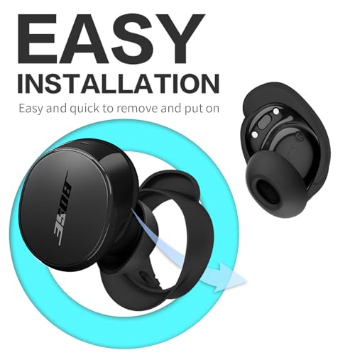 [3 Pairs] Silicone Ear Tips Covers for Bose QuietComfort Earbuds (2024) - Anti-Slip, Sport-Friendly thumbnail 3