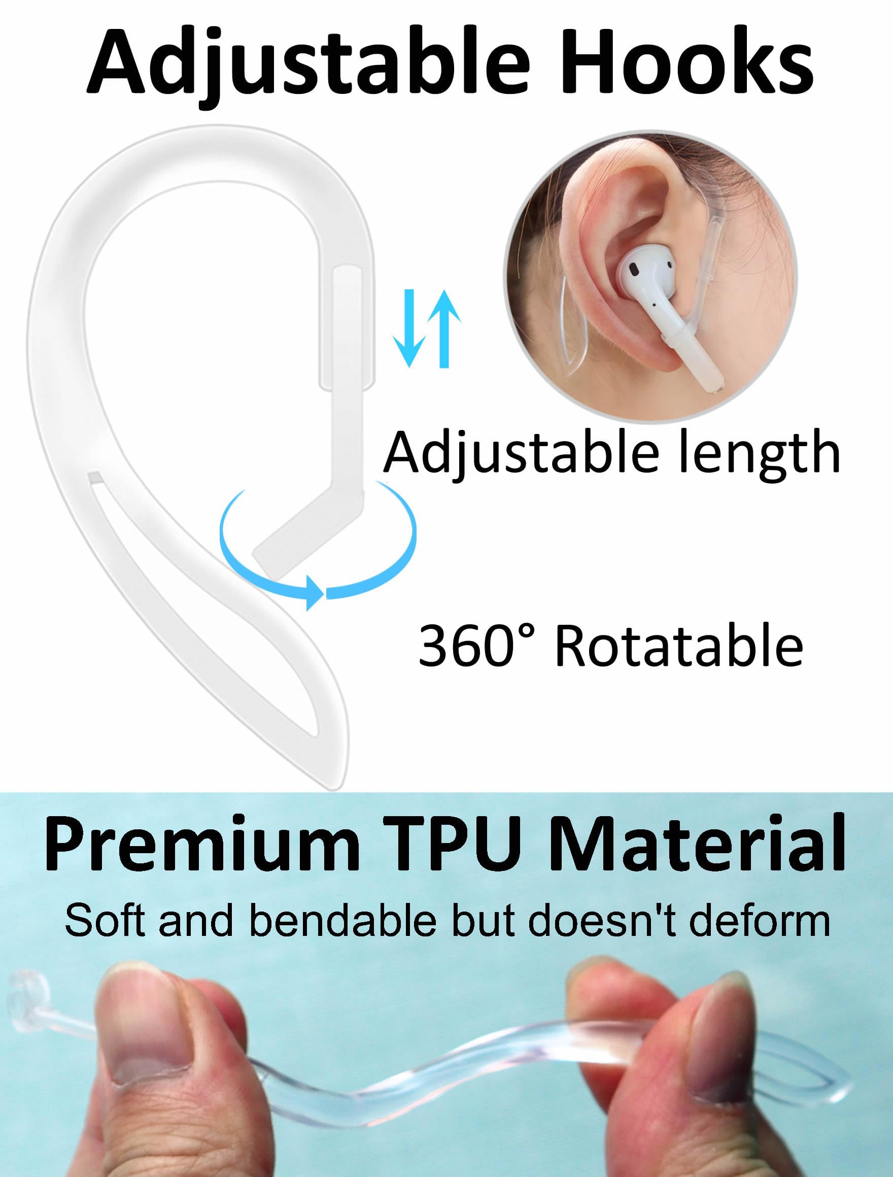 A-Focus Anti-Slip Adjustable Ear Hooks and Strap for AirPods 4 thumbnail 4