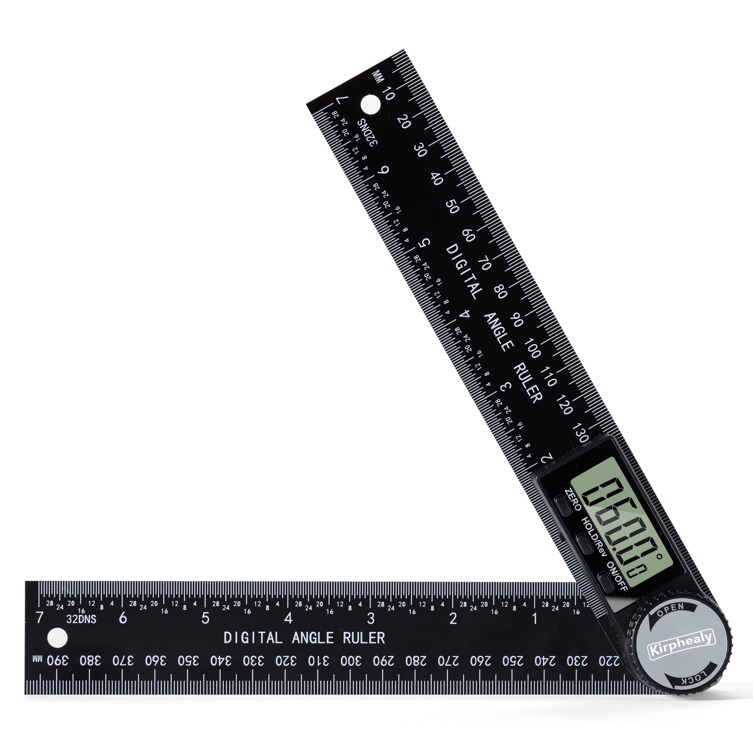 Kirphealy Digital Angle Finder Protractor - 7 Inch Professional Angle Gauge image 1