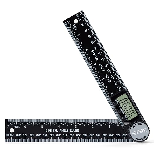 Kirphealy Digital Angle Finder Protractor - 7 Inch Professional Angle Gauge thumbnail 2