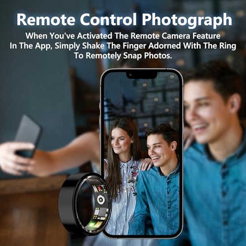 Milavan Smart Health Ring – Advanced Fitness Tracker with Heart Rate, Blood Oxygen, Blood Pressure, and Sleep Monitoring