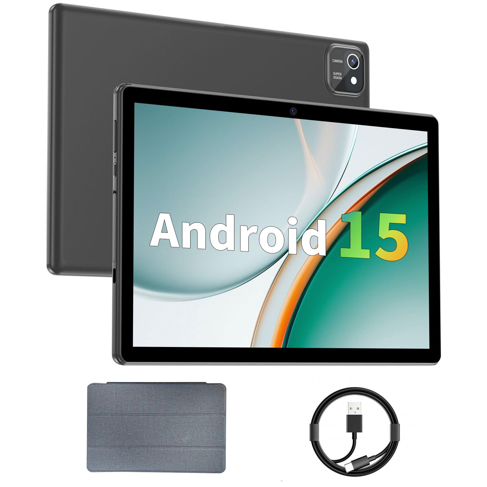 aiprotablet 10-Inch Android 15 Tablet with 12GB RAM and Expandable Storage thumbnail 3