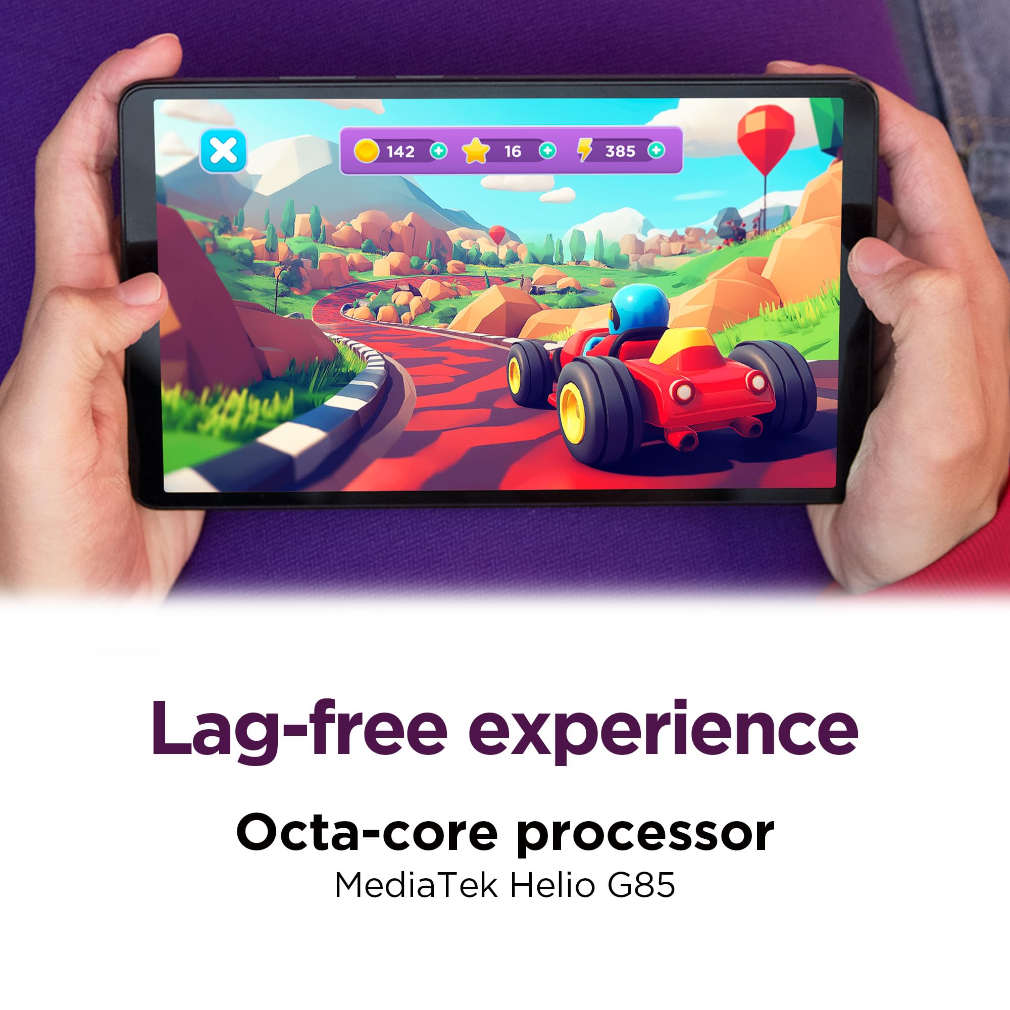 Lenovo Tab One Lightweight Tablet with 8.7" HD Display and Long Battery Life thumbnail 3
