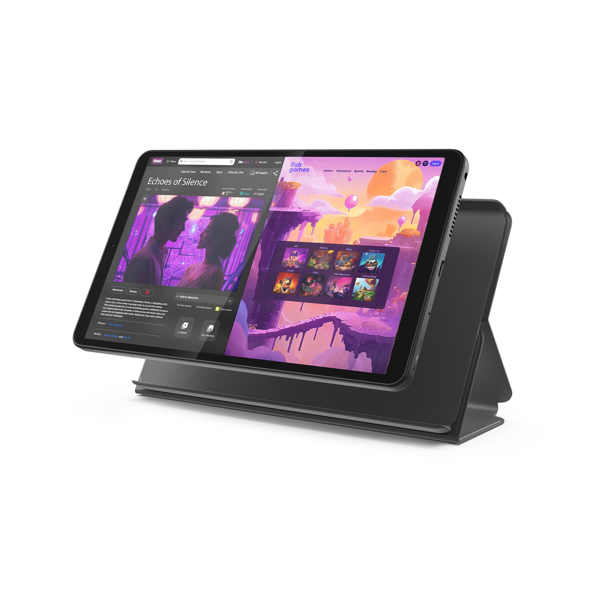 Lenovo Tab One Lightweight Tablet with 8.7" HD Display and Long Battery Life thumbnail 4