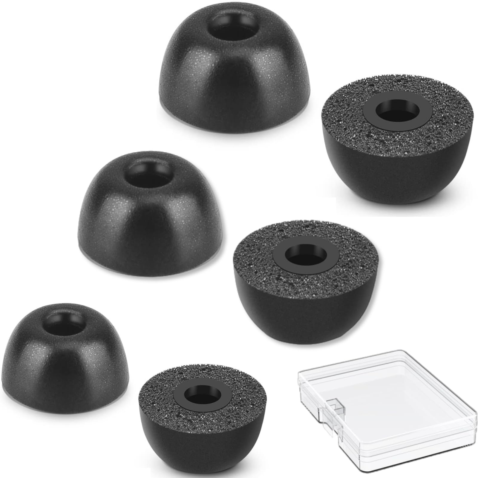 54Pcs Silicone Earbud Replacement Tips with Multi-Size and Color Options thumbnail 4