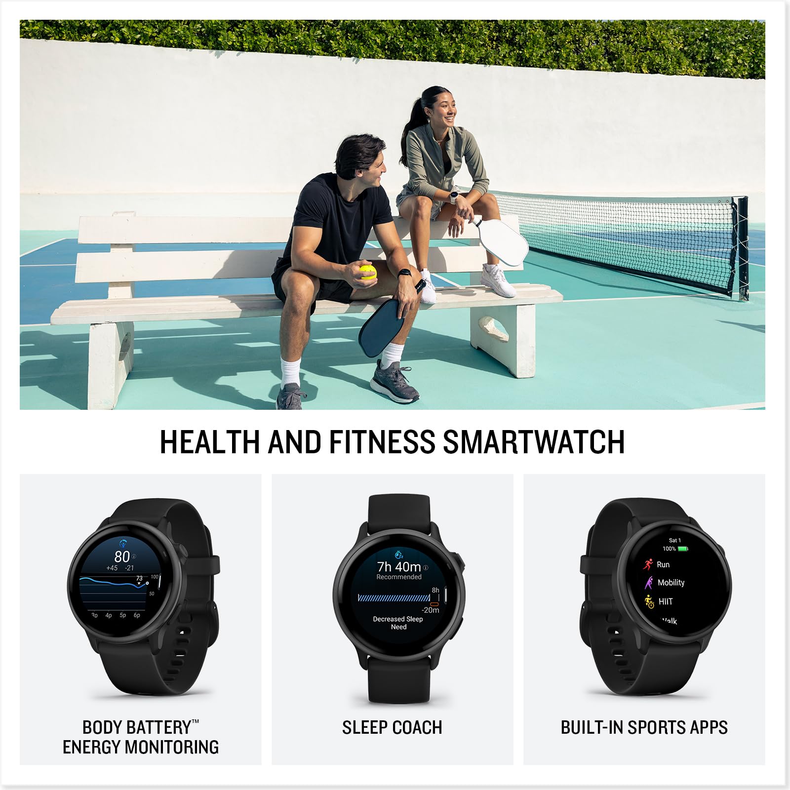 Garmin vívoactive 6 Health and Fitness GPS Smartwatch with AMOLED Display image 1