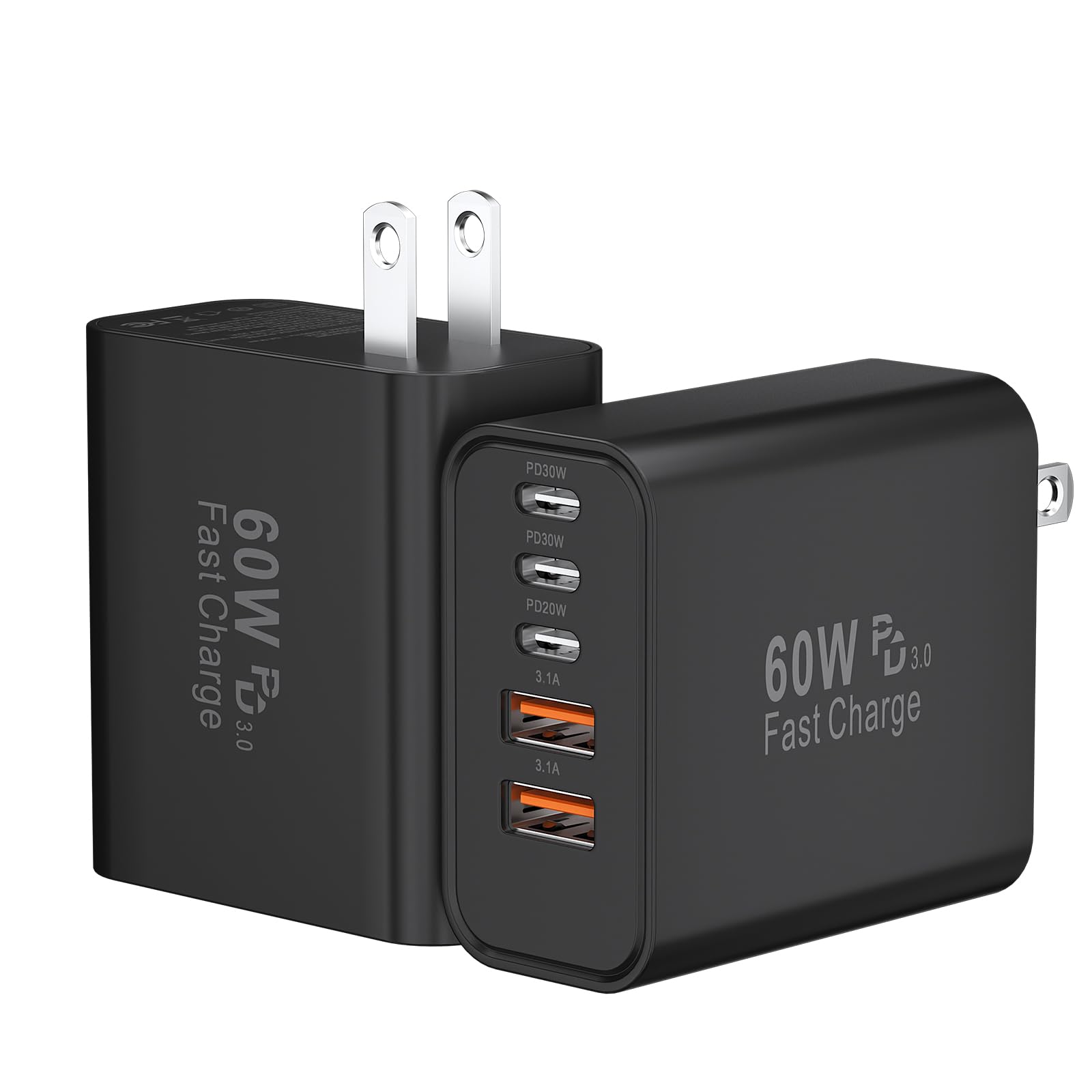 Duloch 60W USB C 5-Port Fast Charging Block thumbnail 4