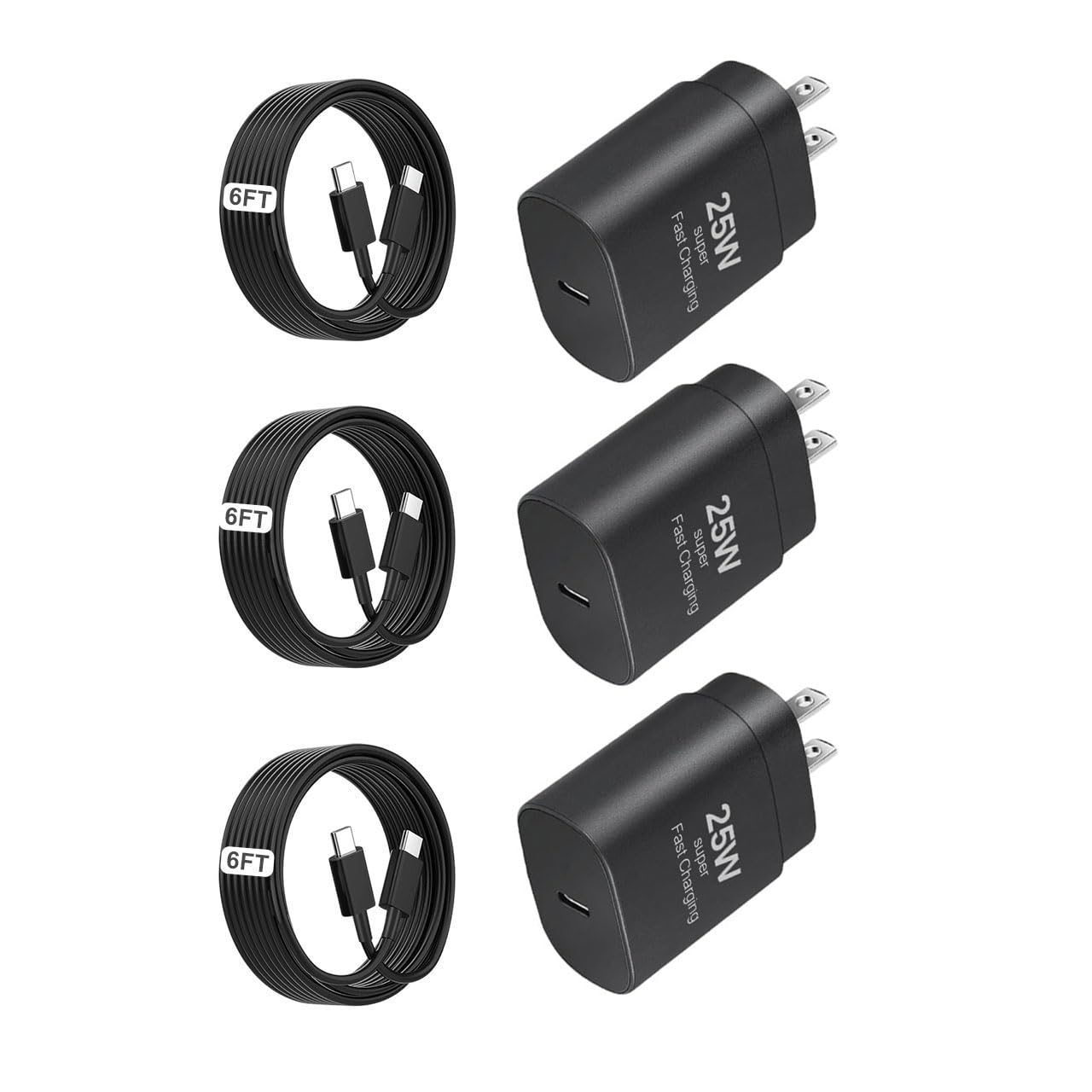 25W USB C Charger - Super Fast Charging Power Adapter for Samsung Galaxy & Android Devices thumbnail 4