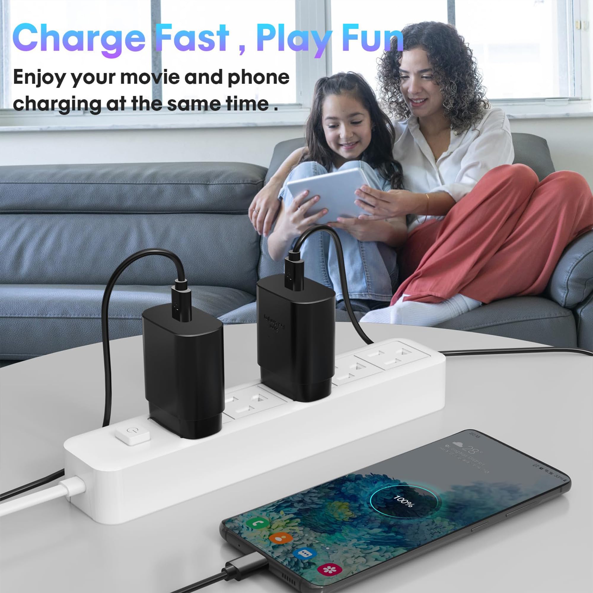 25W USB C Charger - Super Fast Charging Power Adapter for Samsung Galaxy & Android Devices image 1