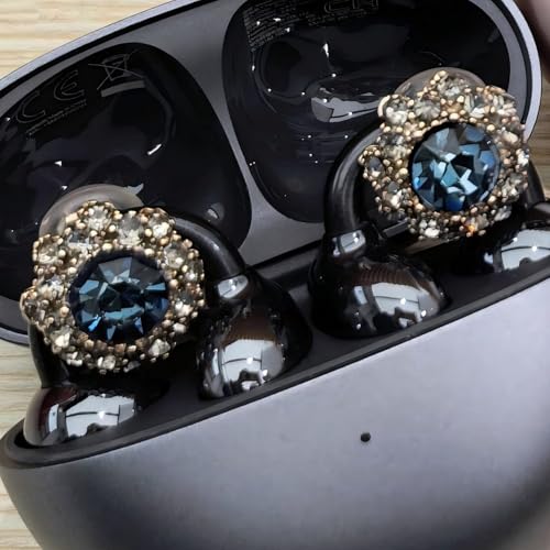 Elegant Rhinestone Clip-On Decorations for Open-Ear Earbuds thumbnail 2