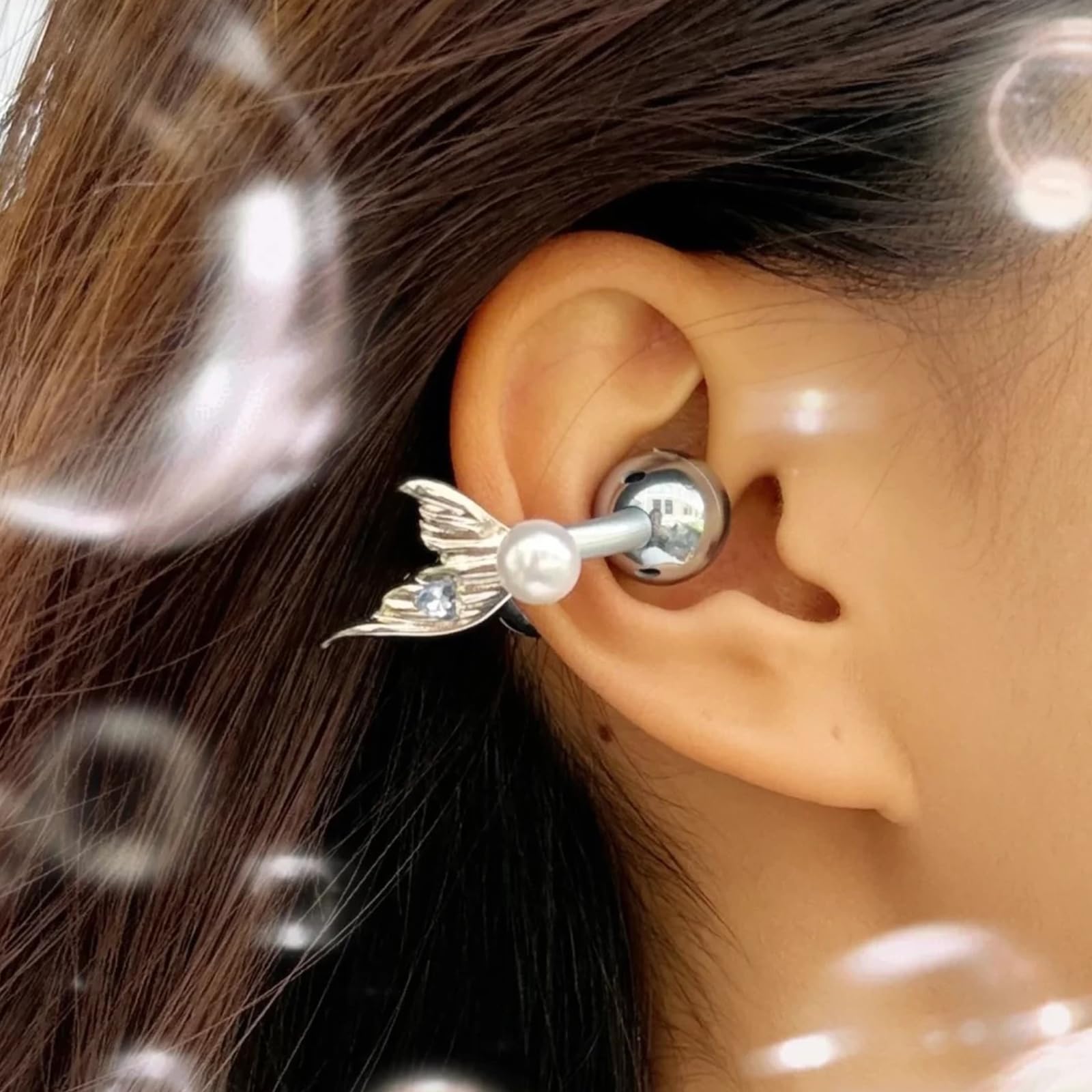 Bow Rhinestone Clip-On Accessories for Open-Ear Earbuds thumbnail 4