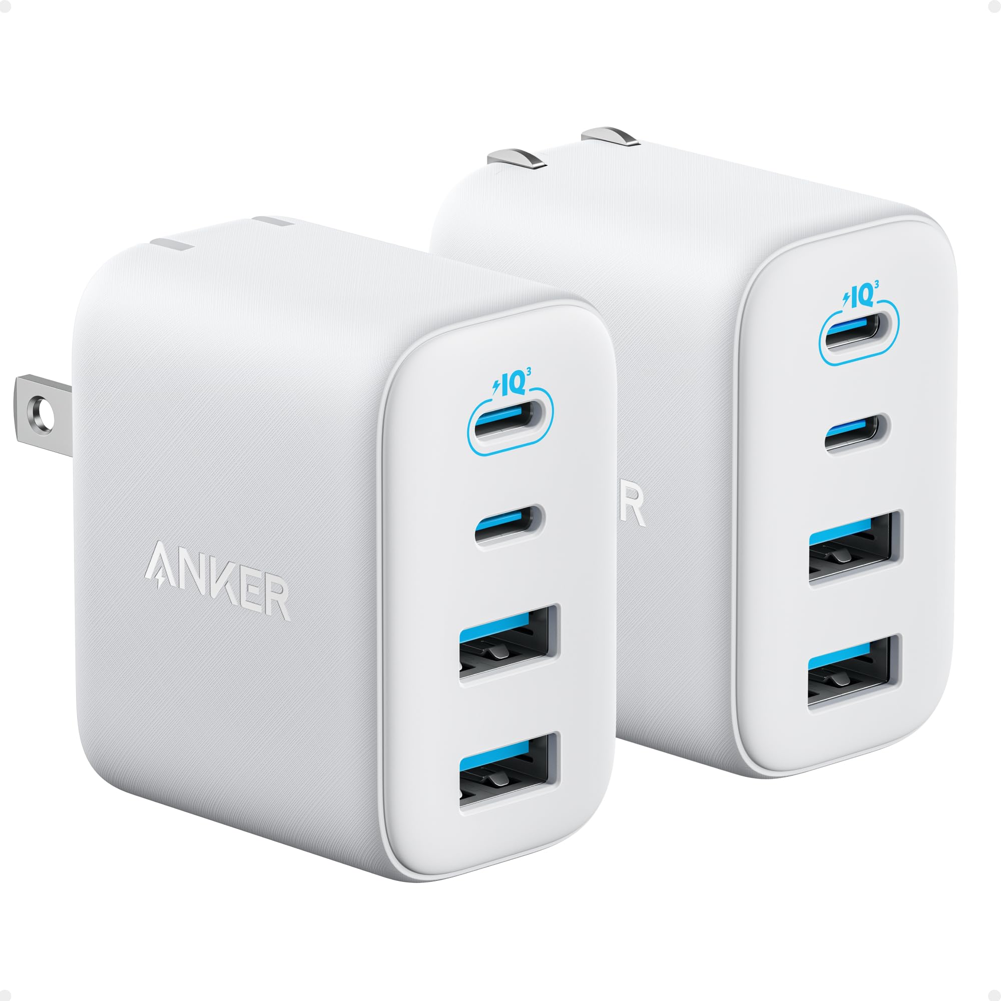 Anker Zolo 50W 4-Port USB-C Charger Block, 2-Pack thumbnail 2