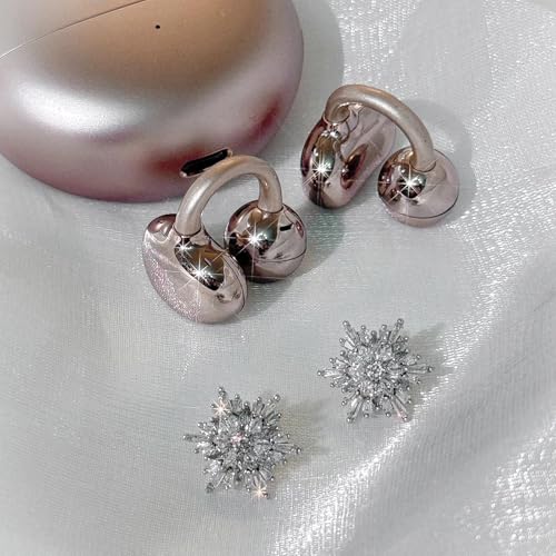 Elegant Rhinestone Clip-On Decorations for Open-Ear Earbuds thumbnail 2