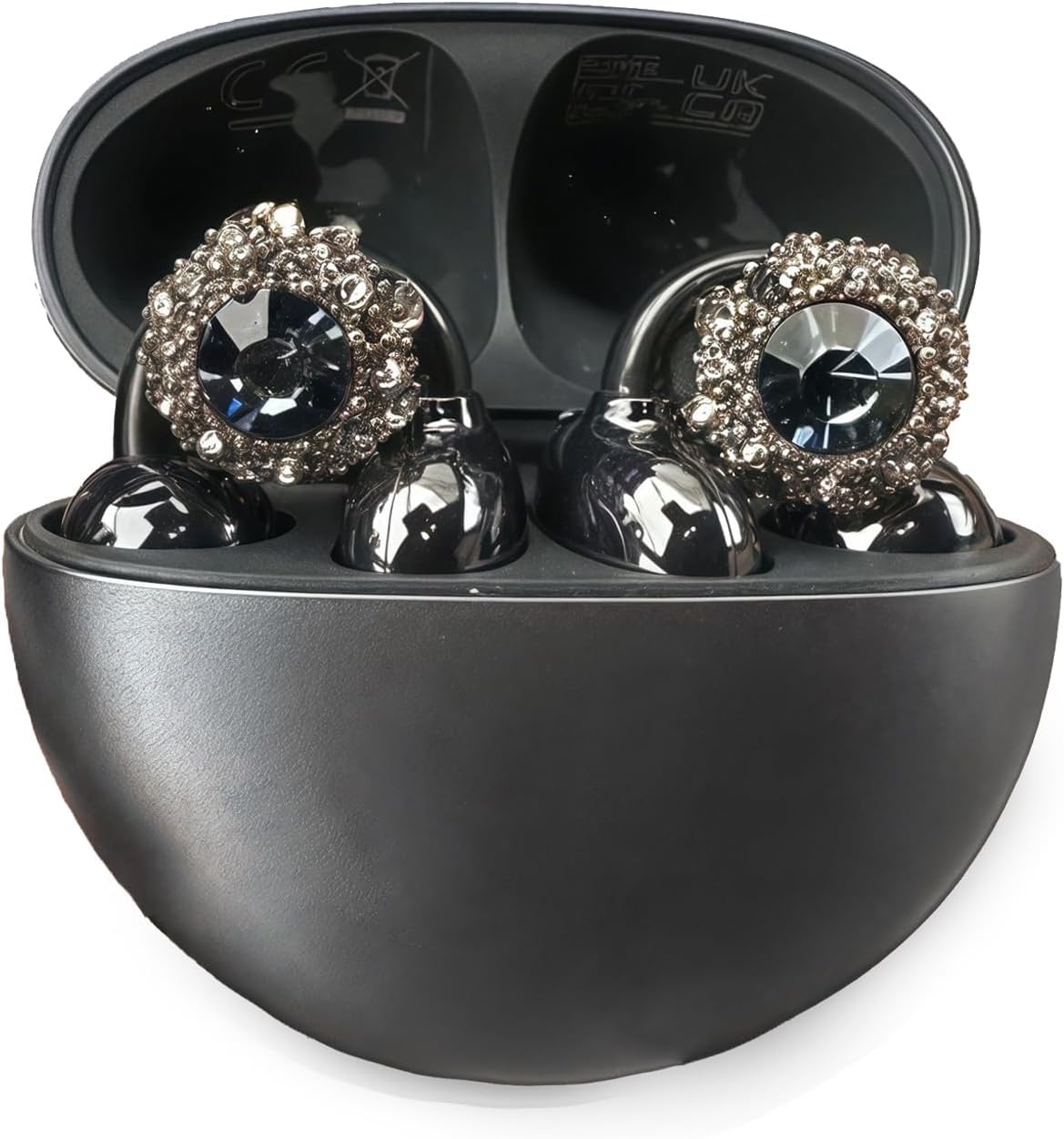 Bow Rhinestone Clip-On Accessories for Open-Ear Earbuds thumbnail 2