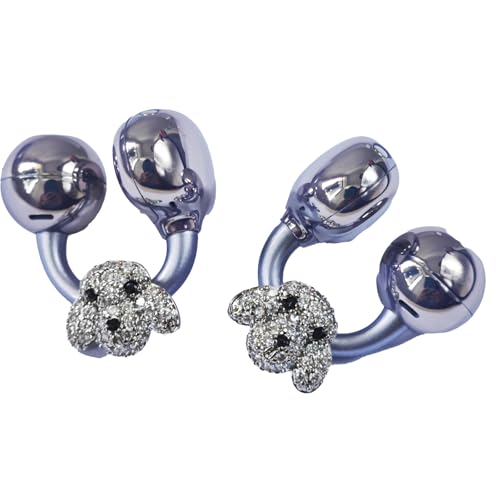 Bow Rhinestone Clip-On Earbud Accessories – Elegant Zirconia Decoration for Open-Ear Headphones thumbnail 2