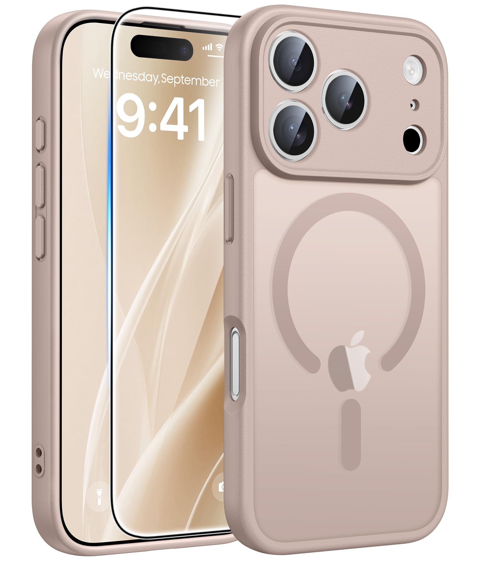 FNTCASE for iPhone 17 Case with Magsafe Compatibility and Tempered Glass Screen Protector thumbnail 2