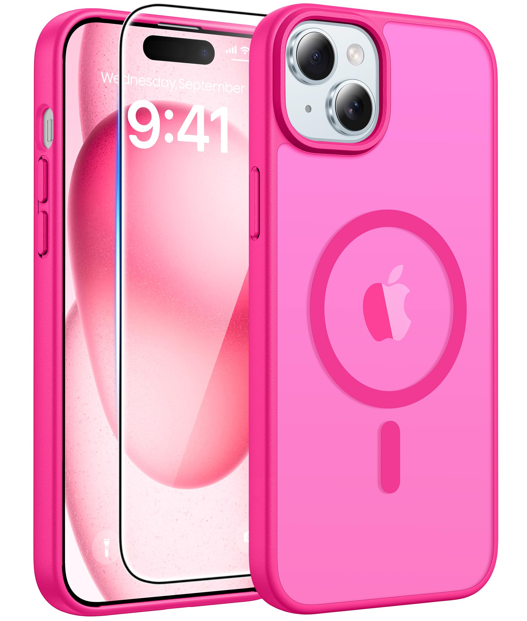 FNTCASE for iPhone 17 Case with Magsafe Compatibility and Tempered Glass Screen Protector thumbnail 4