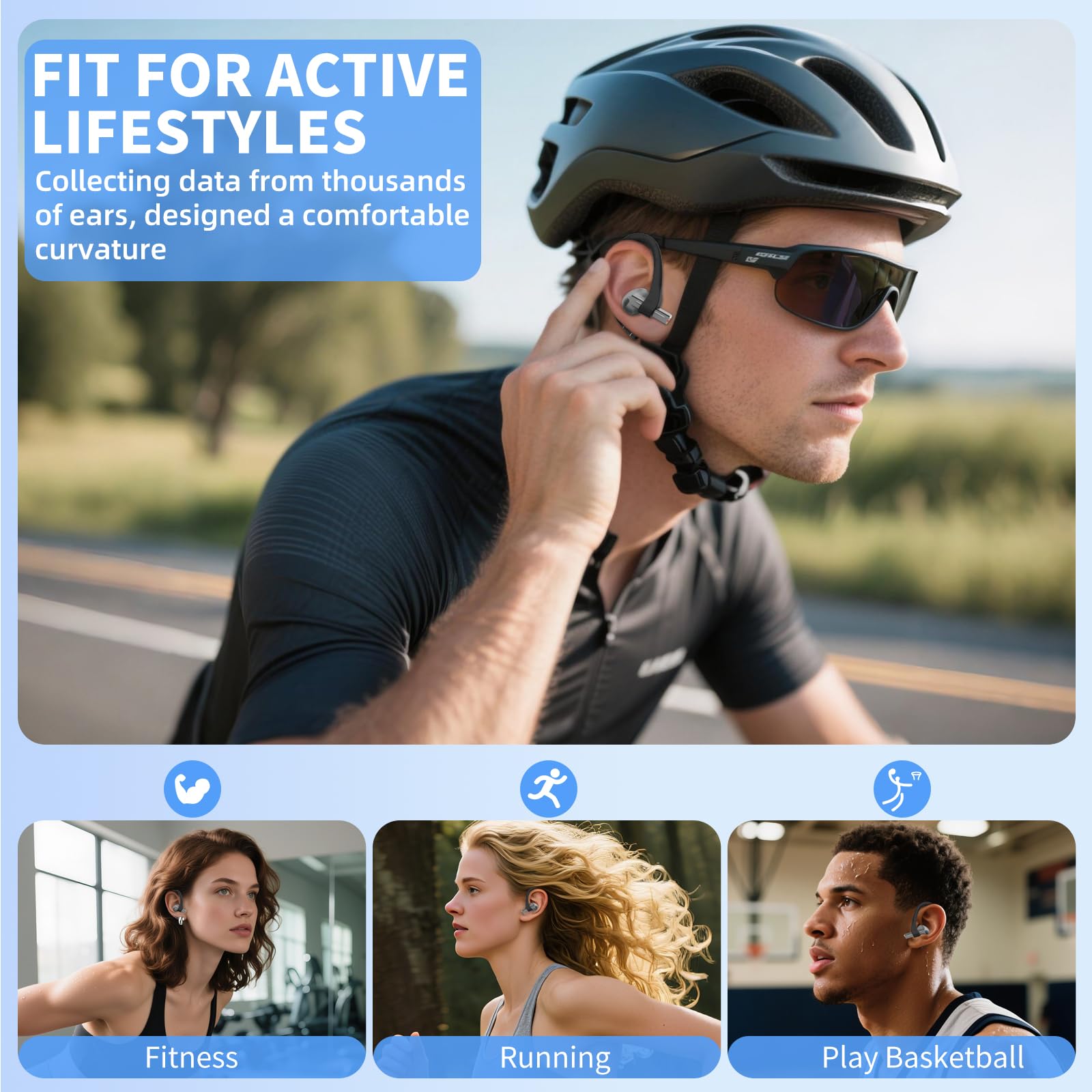 Anti-Slip Ear Hooks for Samsung Galaxy Buds 3 Pro & Galaxy Buds 3 FE (2024-2025) with Lanyard thumbnail 2