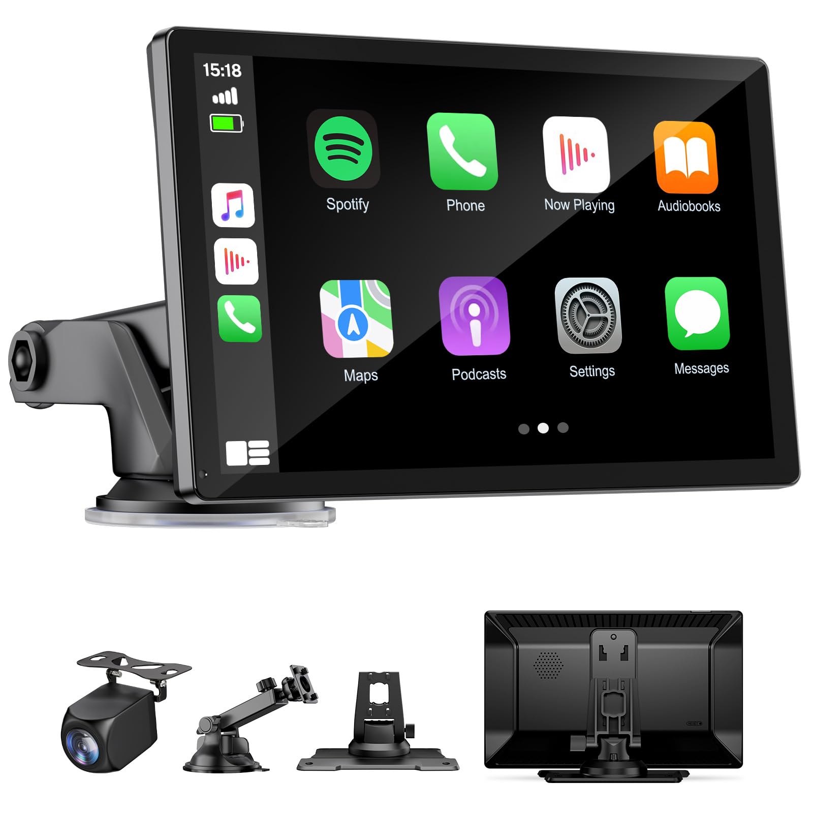 9" Wireless Apple CarPlay & Android Auto Touchscreen with Backup Camera and OTA Updates thumbnail 2