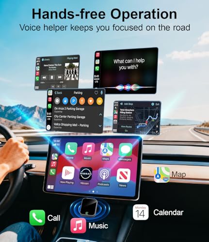 Enhanlife 2026 Wireless CarPlay Adapter for iPhone thumbnail 2