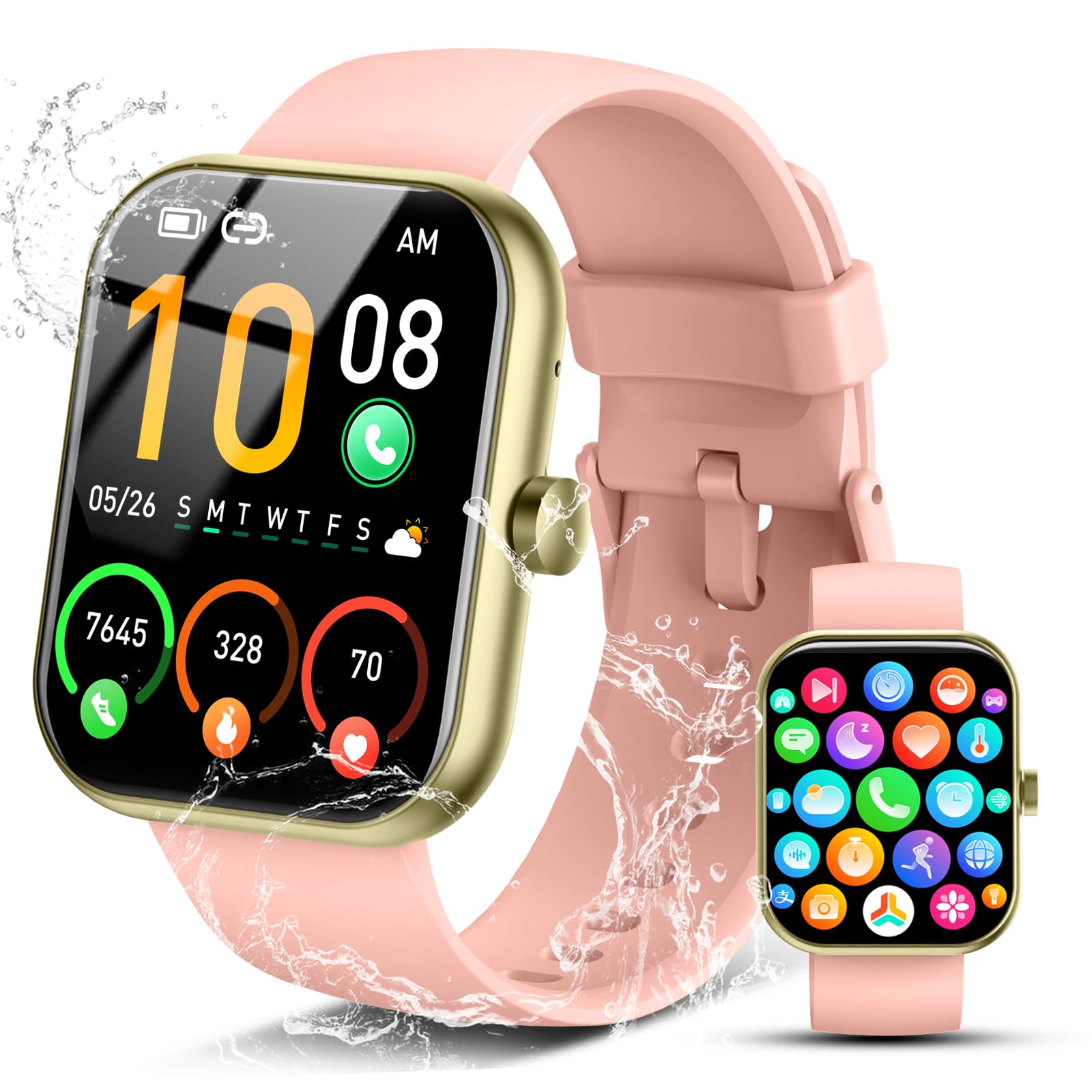 2026 Smart Watch for Men and Women with HD Touchscreen and Advanced Health Tracking