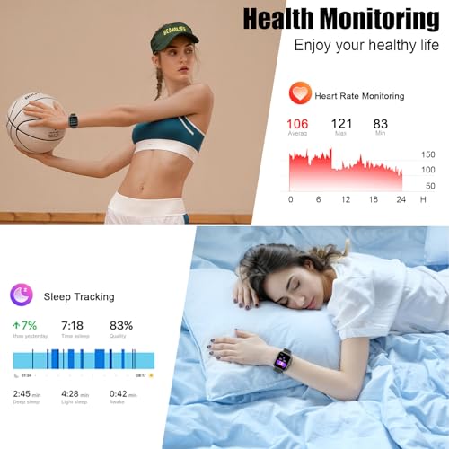 2026 Smart Watch for Men and Women with HD Touchscreen and Advanced Health Tracking thumbnail 2