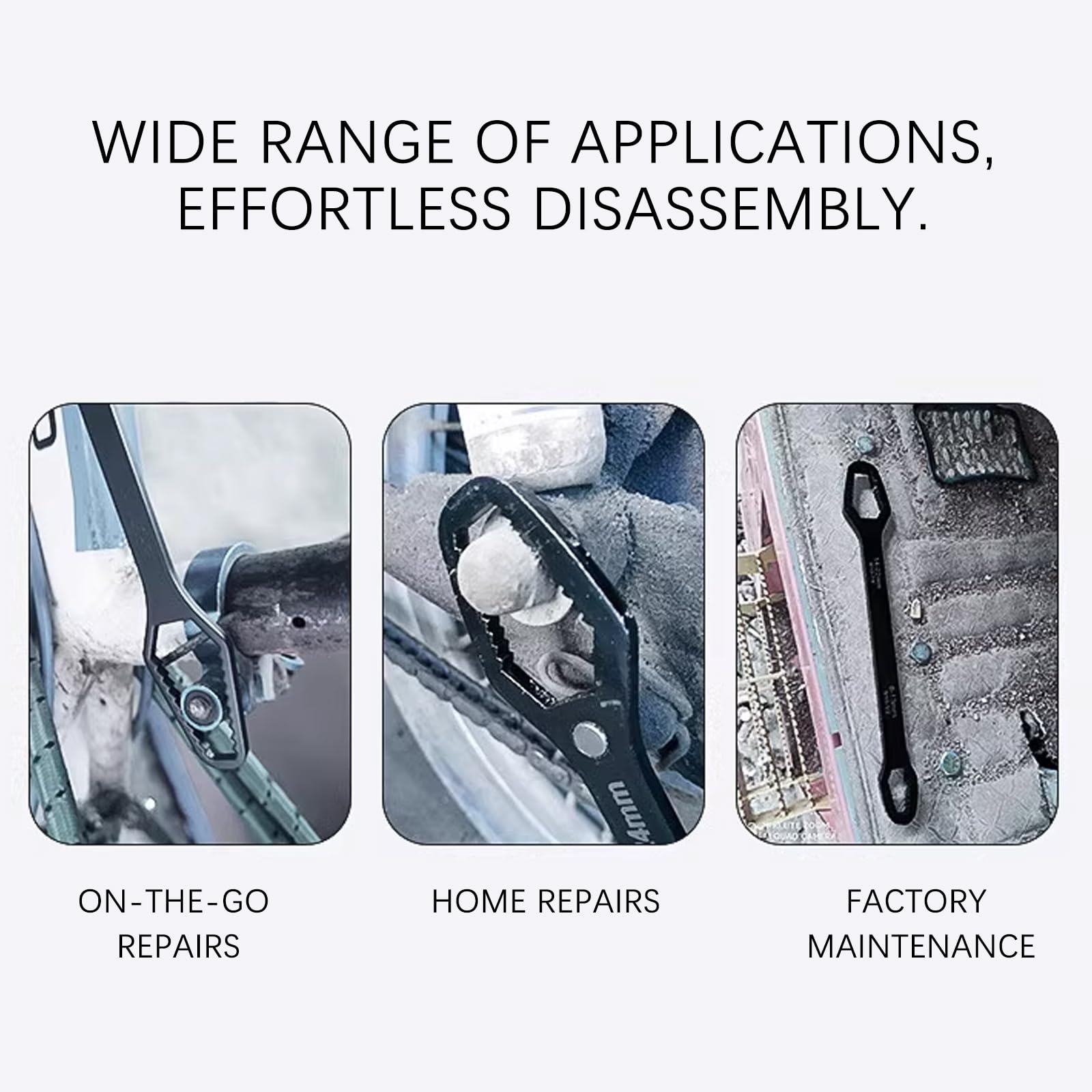 Self-Adjusting Wrench Set – Versatile Dual-Ended Tool for Auto Repair and DIY thumbnail 4