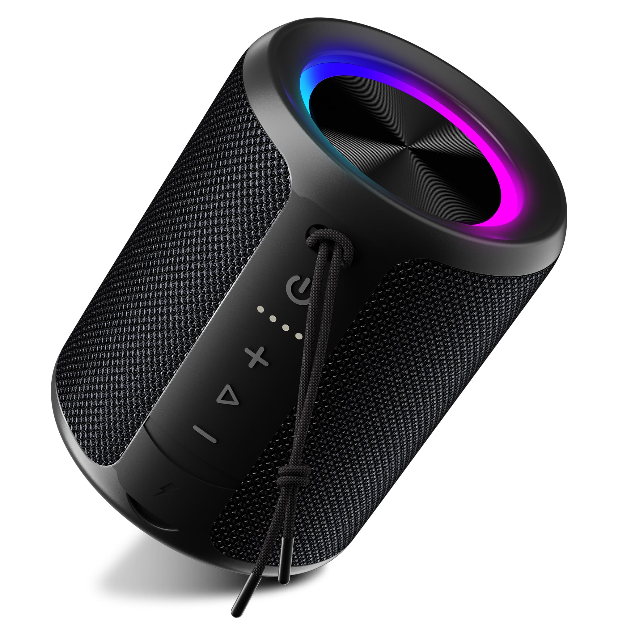 DUDGSIS Portable Bluetooth Speaker - IPX7 Waterproof, 20W Stereo Sound, 15H Battery, RGB Light thumbnail 3