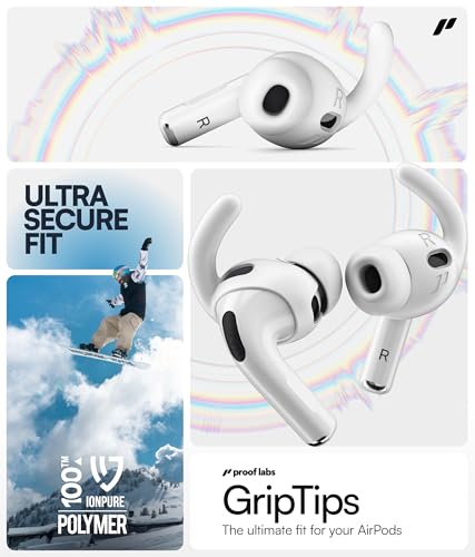 Proof Labs Ear Hooks Covers for AirPods Pro 3 - 4 Pairs with Storage Pouch thumbnail 2