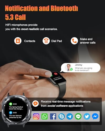 Military Smart Watch for Men with 1.45" AMOLED Display and 30-Day Battery Life image 1