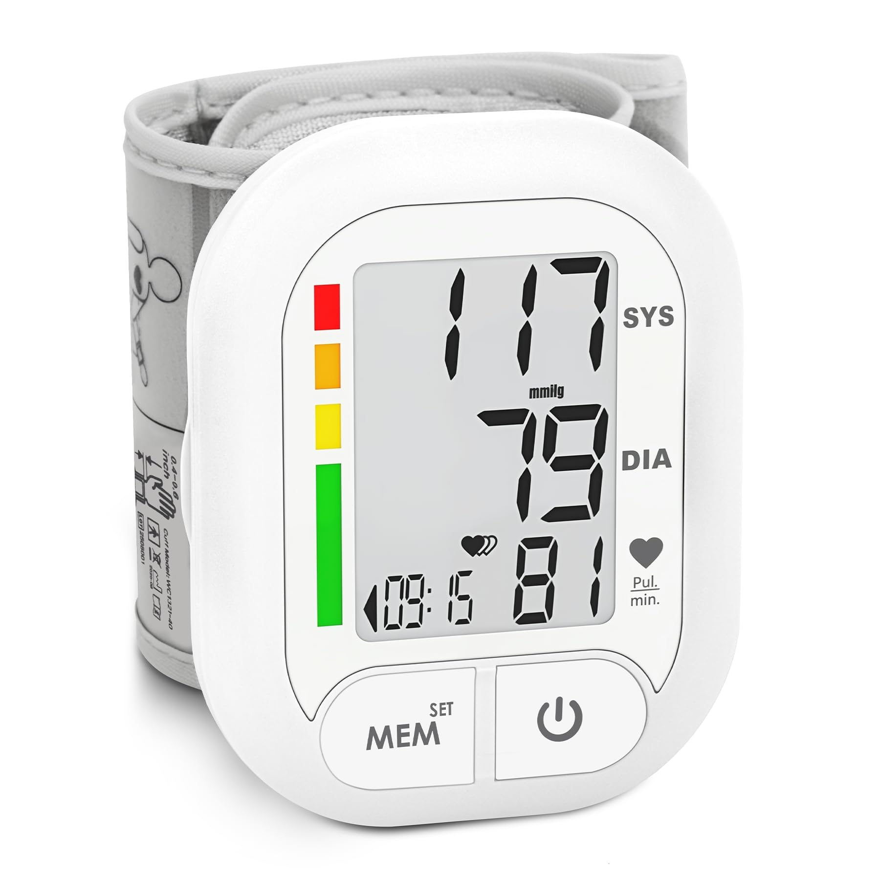 BENECEN FDA-Cleared Automatic Wrist Blood Pressure Monitor for Home Use thumbnail 4