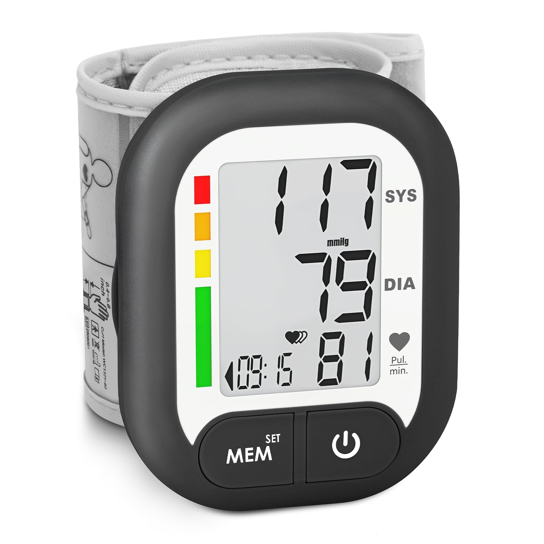 BENECEN FDA-Cleared Automatic Wrist Blood Pressure Monitor for Home Use thumbnail 2