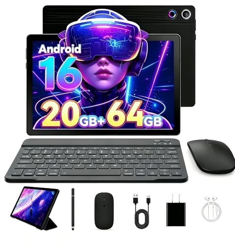 Jeazans 10.1 Inch Android 16 Tablet with 64GB Storage and 8-in-1 Productivity Kit thumbnail 3