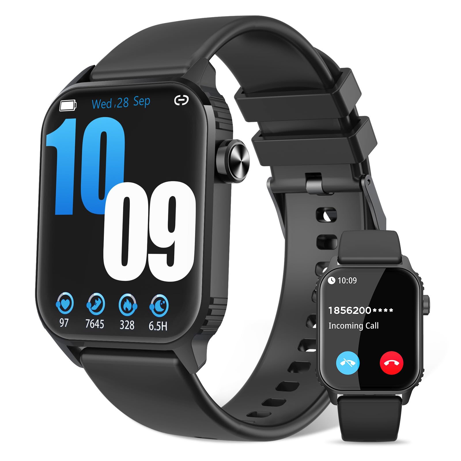 DIVOAZBVO TK29 Smart Watch for Men with 1.83" HD Display and 120+ Sports Modes thumbnail 4