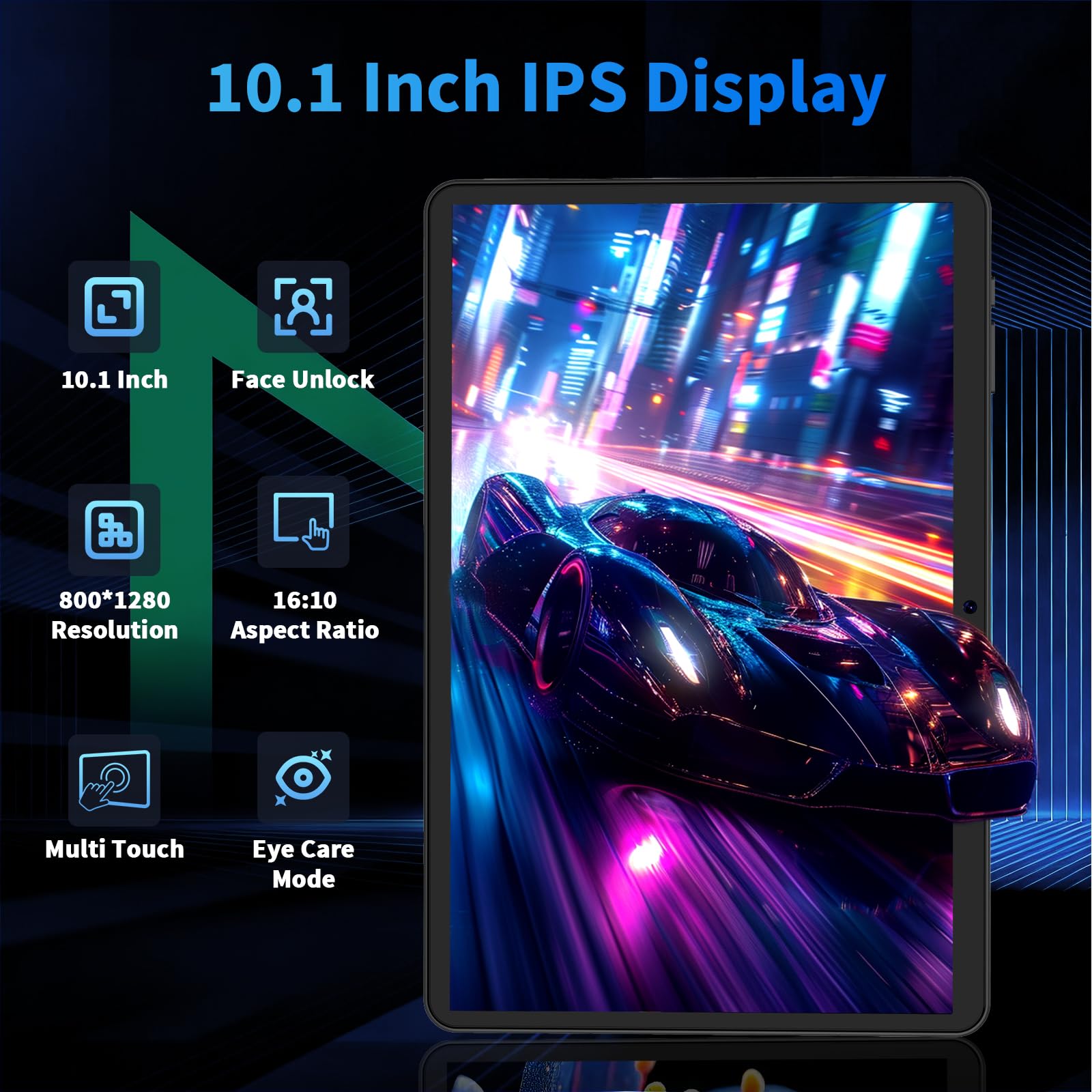 2026 10 Inch Android 15 Tablet with Gemini AI, 26GB RAM, 256GB Storage + 2TB Expandable, Keyboard, Mouse, Stylus, and Case Bundle thumbnail 4