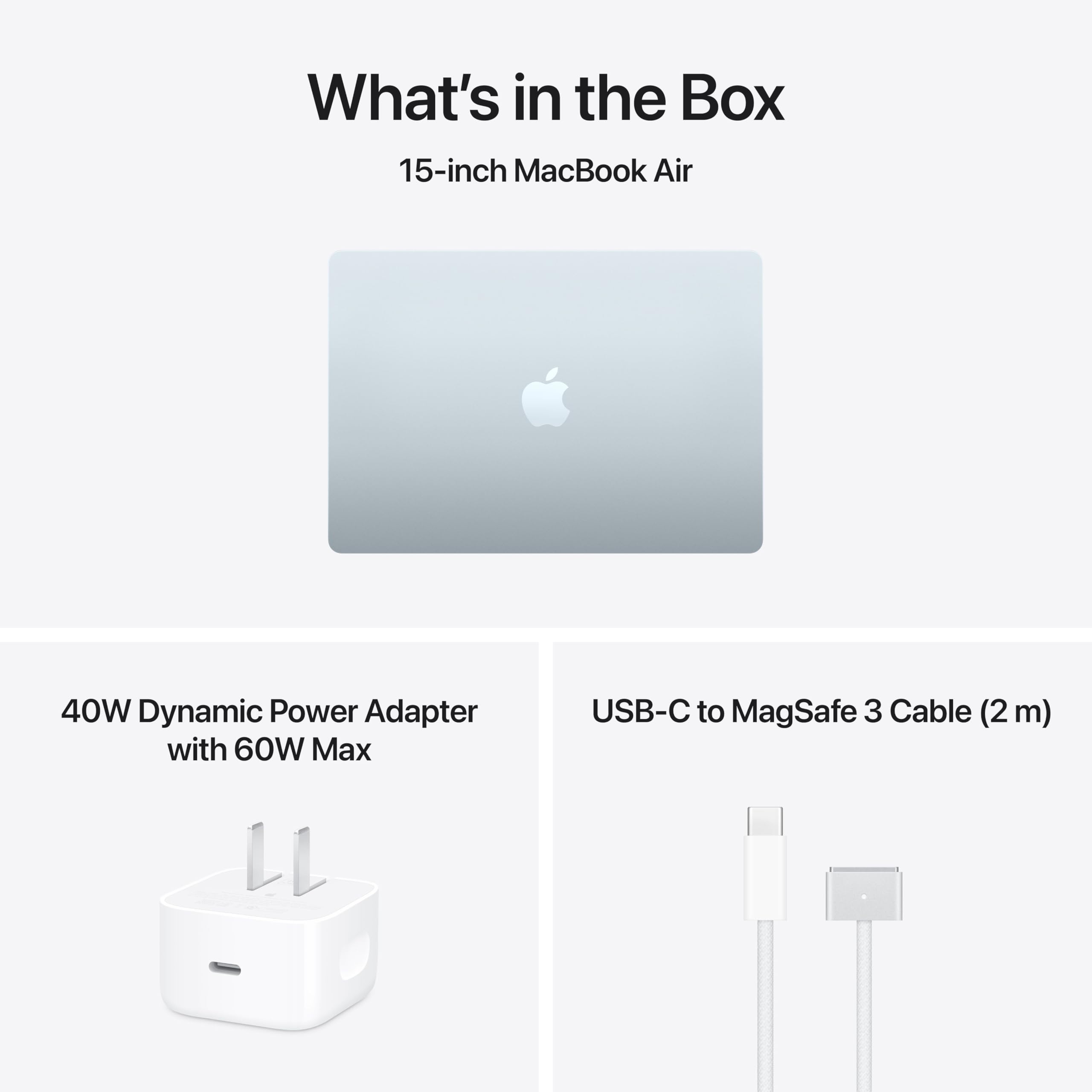 Apple 2026 MacBook Air 15-inch Laptop with M5 Chip - Sky Blue thumbnail 4