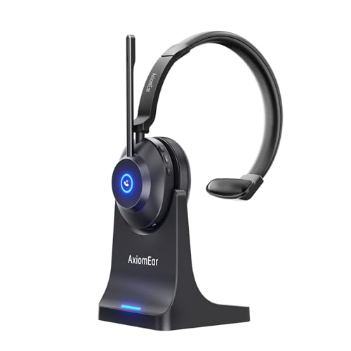 AxiomEar Bluetooth Wireless Headset with Advanced Noise Reduction Mic and Dual-Device Connectivity thumbnail 2